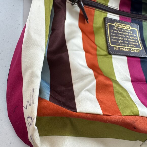 Vintage Brown Leather Saddle Shoulder Bag by Coach - Picture 11 of 11